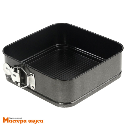 Форма для выпечки разъемная, 26*26см  h-7см, (антипригарное покрытие) Квадрат "Элин"