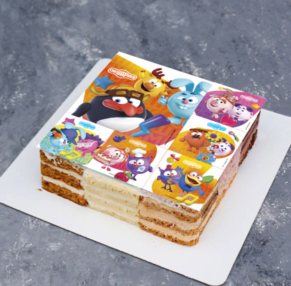 Фотопечать Смешарики, для торта, № 153