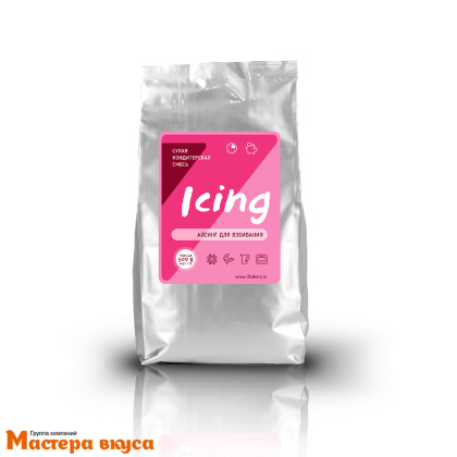 IL - Айсинг (белоснежный), глазурь для покрытия и росписи пряников, 500 гр