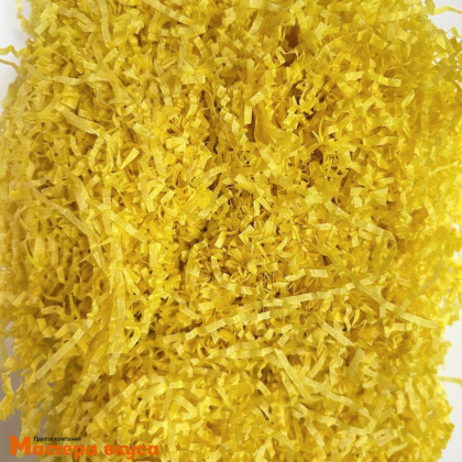 Бумажный наполнитель декоративный, КАНАРЕЕЧНО-ЖЕЛТЫЙ, 50 гр