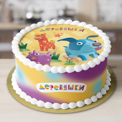 Фотопечать Деревяшки, для торта, № 9