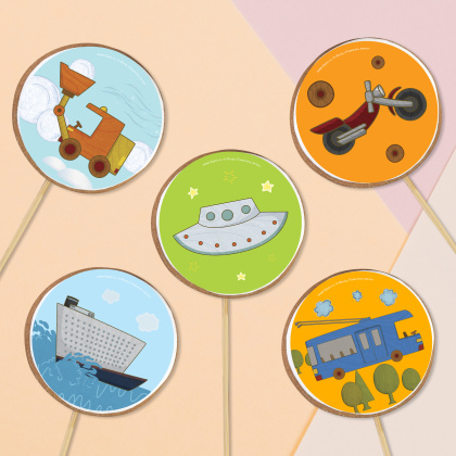 Фотопечать Машинки, для пряников, №29