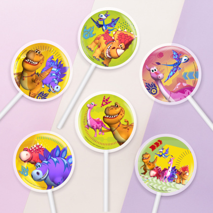 Фотопечать Турбозавры, для леденцов, № 54