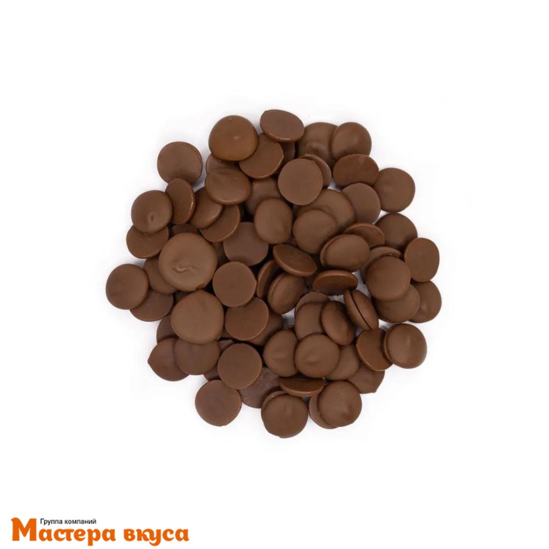 Глазурь Sicao молочная на основе какао-масла ЭКМ (диски) S1619