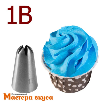 Насадка стальная ЗВЕЗДА закрытая  6 лучей, 29*48 мм, 1В