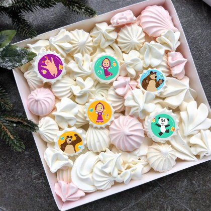 Фотопечать Маша и Медведь, для безе, № 135