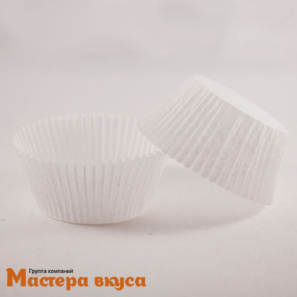 Капсула  бумажная "Тарталетки" круглая 5 (белая), 40*21мм, (упак 1000 шт)