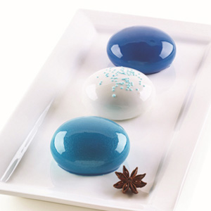 Форма силиконовая Silikomart GOCCIA MINI Мини капля серая, (Италия)