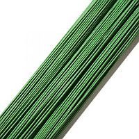 Кондитерская проволока зеленая d~0,7 мм, 40 см, (упак 30 шт), Blumentag