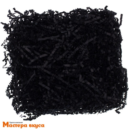 Бумажный наполнитель декоративный, ЧЕРНЫЙ, 50 гр