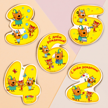 Фотопечать Три кота, для пряников, № 81