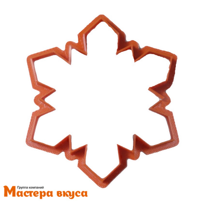 Вырубка пластик  СНЕЖИНКА, 8 см