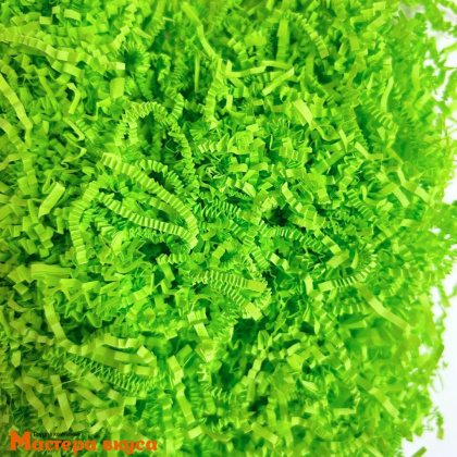 Бумажный наполнитель декоративный, ЗЕЛЕНЫЙ, 50 гр