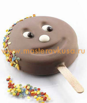 Форма силиконовая Silikomart  СМАЙЛИК УЛЫБКА набор поднос+2 мультиформы, (Италия)