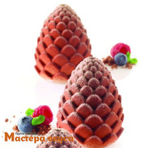 Форма силиконовая Silikomart FORESTA & ANANAS 110 Шишки и Ананас (форма+лоток), (Италия)