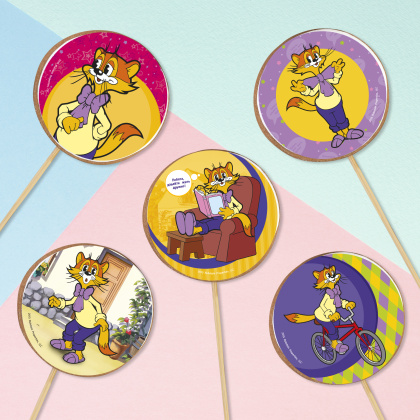 Фотопечать Новые приключения Кота Леопольда, для пряников, №18