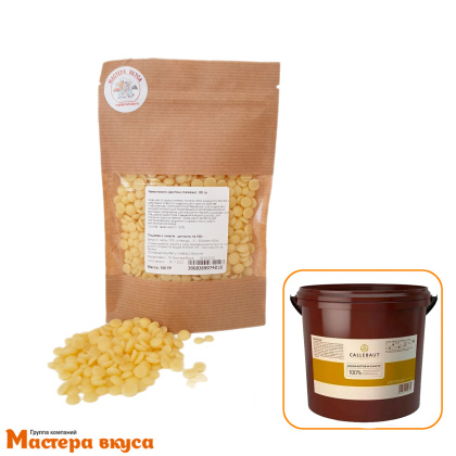 Какао-масло (дропсы) Callebaut, 100 гр