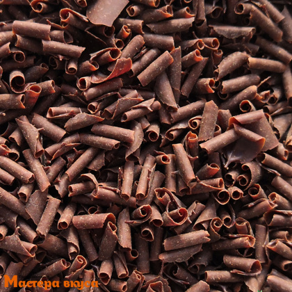 Завитки из темного шоколада, "Mona Lisa" Callebaut (Бельгия), 100 гр