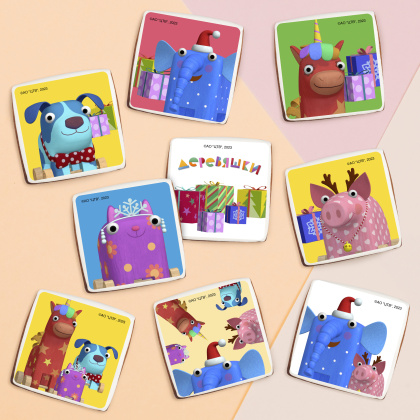 Фотопечать Деревяшки, для пряников, № 21