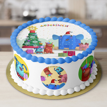 Фотопечать Деревяшки, для торта, № 13