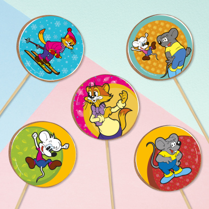 Фотопечать Новые приключения Кота Леопольда, для пряников, №16