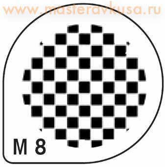 Трафарет для нанесения рисунка, d~26 см CHESS MASK M8, Martellaro (Италия) 