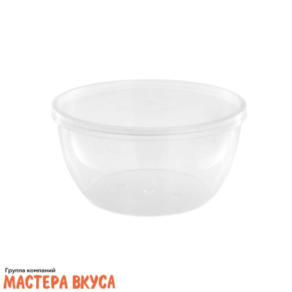 Контейнер  круглый с крышкой под горячее, 360мл, d 112мм (ПП)