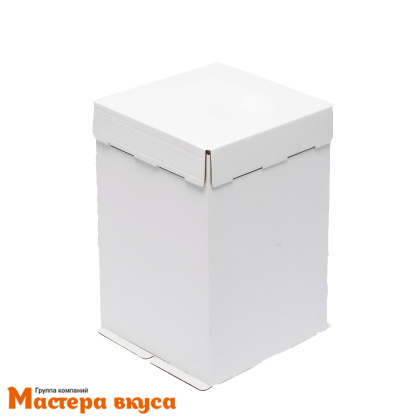 Короб для торта без окна 450*450*350 мм, белый, АП