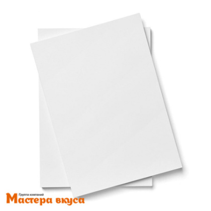 Сахарная бумага съедобная плотная (0,6мм) А4 БЕЗ ПЕЧАТИ 1 лист