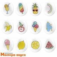 Сахарные медальоны  мини ЛЕТО, ~13 гр 