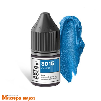 Краситель гелевый Art Color Base (высококонцентрированный), СИНИЙ 3015, 10/12 мл
