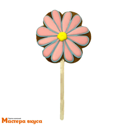 Топпер имбирный пряник "Ромашка", d~9 см, 60 гр