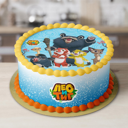 Фотопечать Лео и Тиг, для торта, № 27