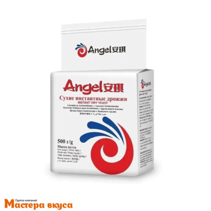 Дрожжи инстантные "ANGEL" малосладкие 0-7% (белый), 500 гр