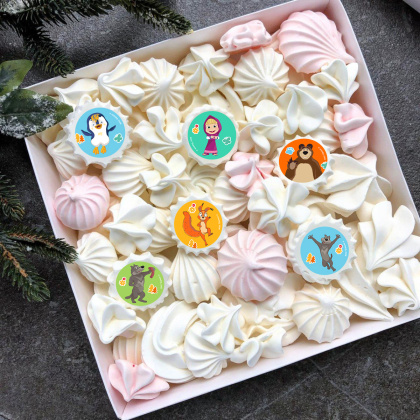 Фотопечать Маша и Медведь, для безе, № 136