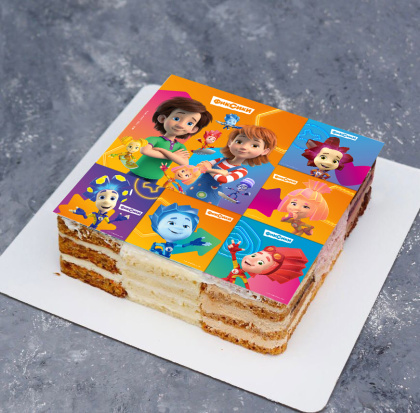 Фотопечать Фиксики, для торта, № 292