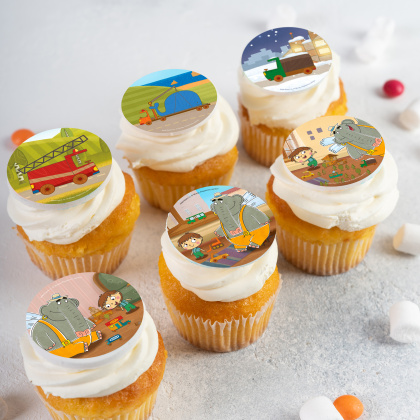 Фотопечать Машинки, для капкейков, №40