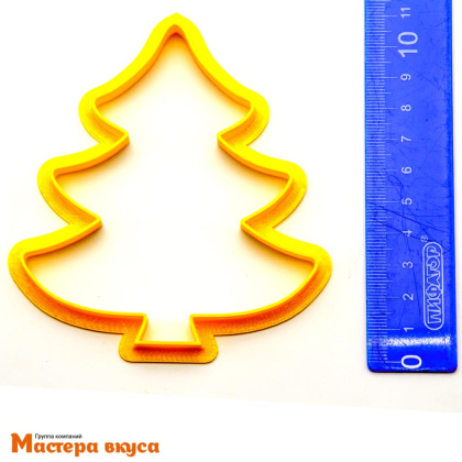 Вырубка пластик  ЕЛОЧКА, 10 см