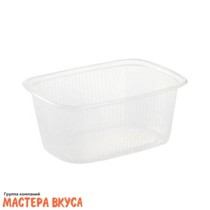 Контейнер  прямоугольный с крышкой,  250мл, 108*82*47мм (ПП)