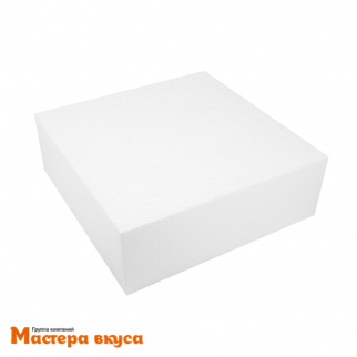 Форма муляжная для торта квадр. 26*26*5см (Фальш-ярус) пенопласт 