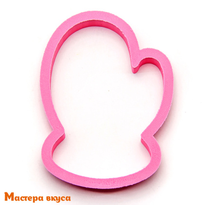 Вырубка пластик  ВАРЕЖКА, 10 см