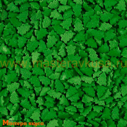 Посыпка ЕЛКИ зеленые, 25 гр