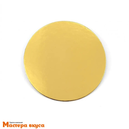 Подложка 0.8 мм, D120 мм односторонняя золото