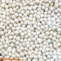 Посыпка Шарики зерновые Жемчуг  Белый (5-7мм) в сахарной глазури, упак 700 гр