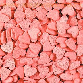 Посыпка Сердечки Розовые (мини), упак 750 гр