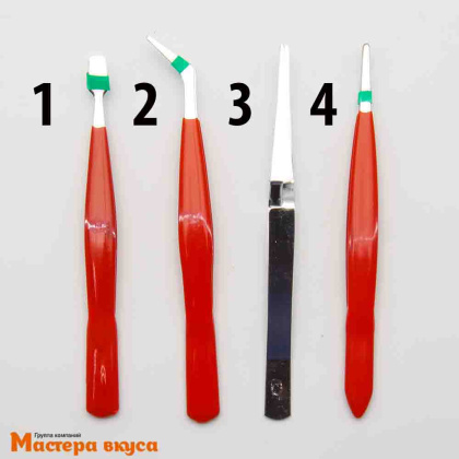 Пинцет кондитерский 11-13 см в ассортименте, нерж.сталь