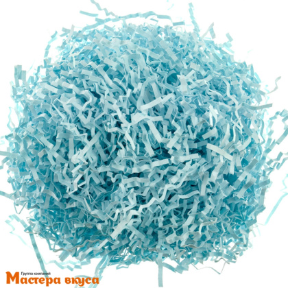 Бумажный наполнитель декоративный, ГОЛУБАЯ ПАСТЕЛЬ, 50гр