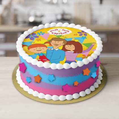 Фотопечать Жила-была Царевна, для торта, № 1