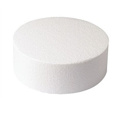 Форма муляжная для торта кругл. d 36 см h  7 см (Фальш-ярус) пенопласт 