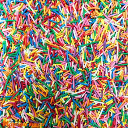 Посыпка Вермишель  микс №1 разноцветная яркая, 75 гр
